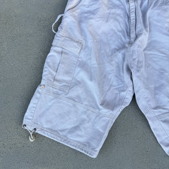 SouthPole VTG Mens Cargo Shorts Size 36 Tan 7 Pockets Y2K HipHop‎ Grunge Baggy - Picture 5 of 13